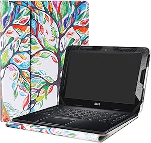 Alapmk Protective Case Cover for 11.6" Dell Chromebook 11 3189 3180/Inspiron Chromebook 11 3181/Latitude 11 3180 3190 Education Series Laptop(Note:Not fit Dell Chromebook 11 5190 3120),Love Tree