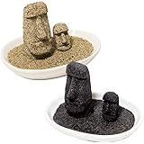 南三陸モアイファミリー 手のひらモアイ像 《 2体セット 》 おもしろ雑貨 インテリア おしゃれ オブジェ 開運グッズ プレゼント 復興支援