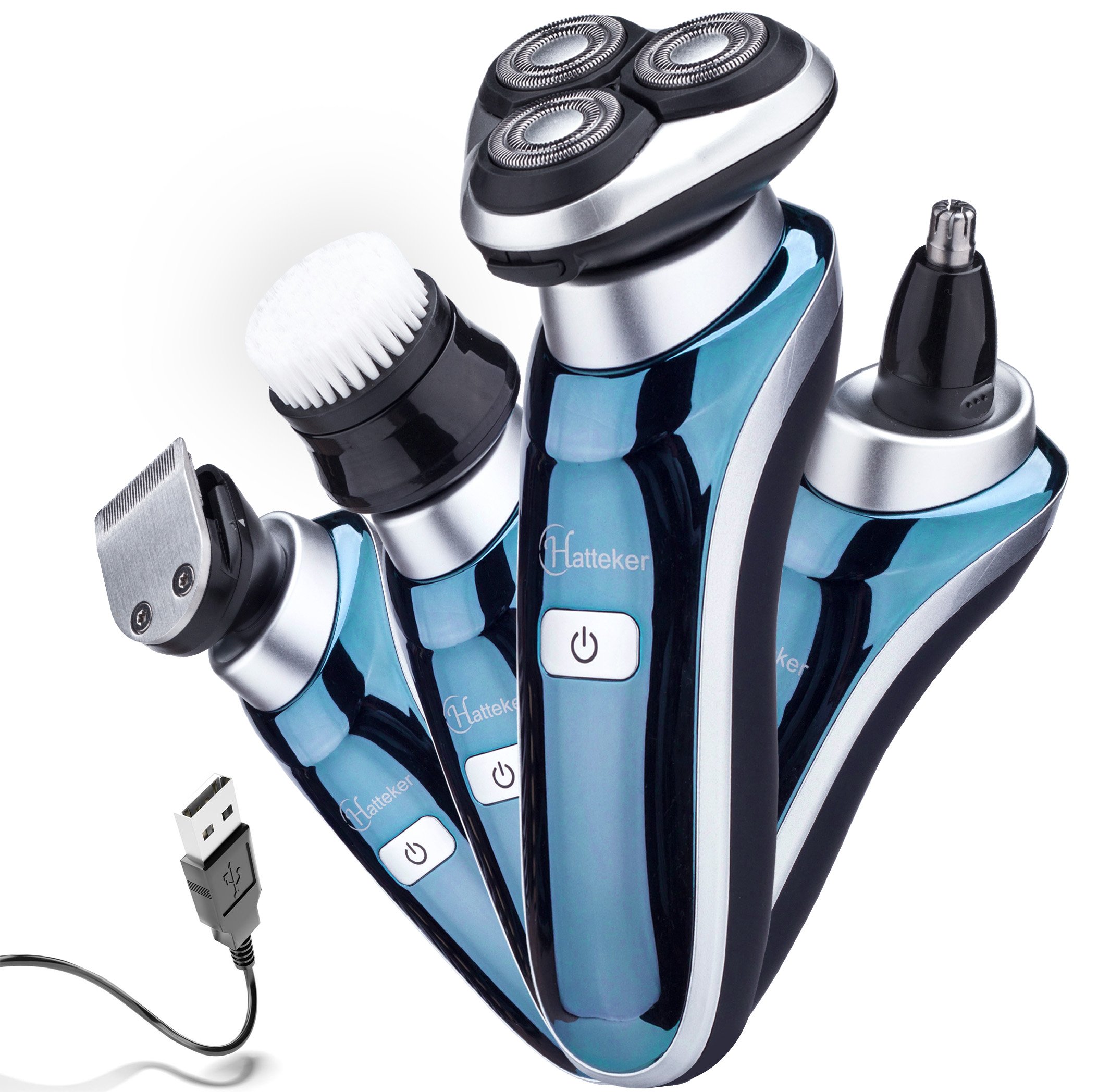 Buy Hatteker 4 in 1 Electric Razor for Men Rotary Shavers Electric