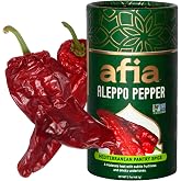 Afia - Aleppo Pepper Flakes | Aleppo Mediterranean Pantry Spice for Middle Eastern Dishes, Meals and Cuisine | Premium Middle Eastern Spices, 1.7oz