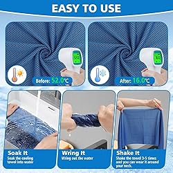 PJPSAA 24 Pack Cooling Towels Bulk for Neck and
