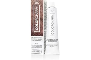 COLORCHARM Demi Permanent Hair Color| 6N Dark Neutral Blonde | Gloss, Refresh and Tone | 2 Fl oz. | 57 g - Packaging May Vary