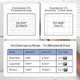 Hemway Grey Ready Mixed Grout & Tile Adhesive 4.5kg Water-Resistant Anti-Mould view 4