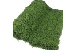 FAICOIA Fake Moss for Crafts 39" x 39" Artificial Moss for Indoor Plants Decorating Dark Green Faux Grass for Planters Crafts DIY Table Centerpieces Fairy Garden Floral Wedding 100 x 100cm