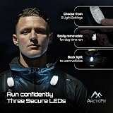ArcticFit LED Running Vest Adjustable Reflective Hydration Phone Holder view 3
