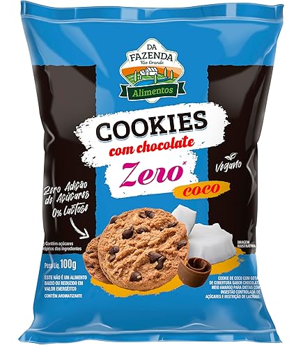 Biosoft Cookies Zero Chocolate Com Chocolate 20x100g | Amazon.com.br