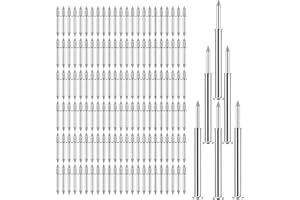 SOFTASSILK 600 pcs Double-Headed Skirting Nails with 6 Sleeve Tools - Invisible Seamless Baseboard Installation Nails for Trim & Boards, 2-Sided Design (Value Pack)