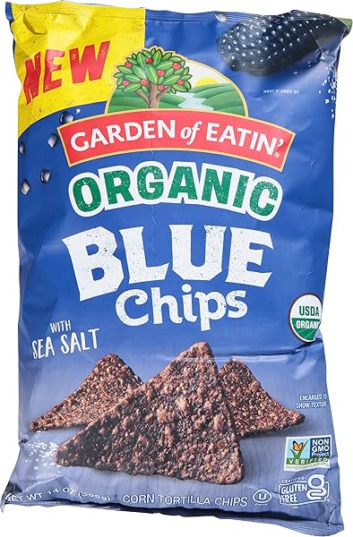GARDEN OF EATIN’ ORGANIC BLUE CORN TORTILLA CHIP...
