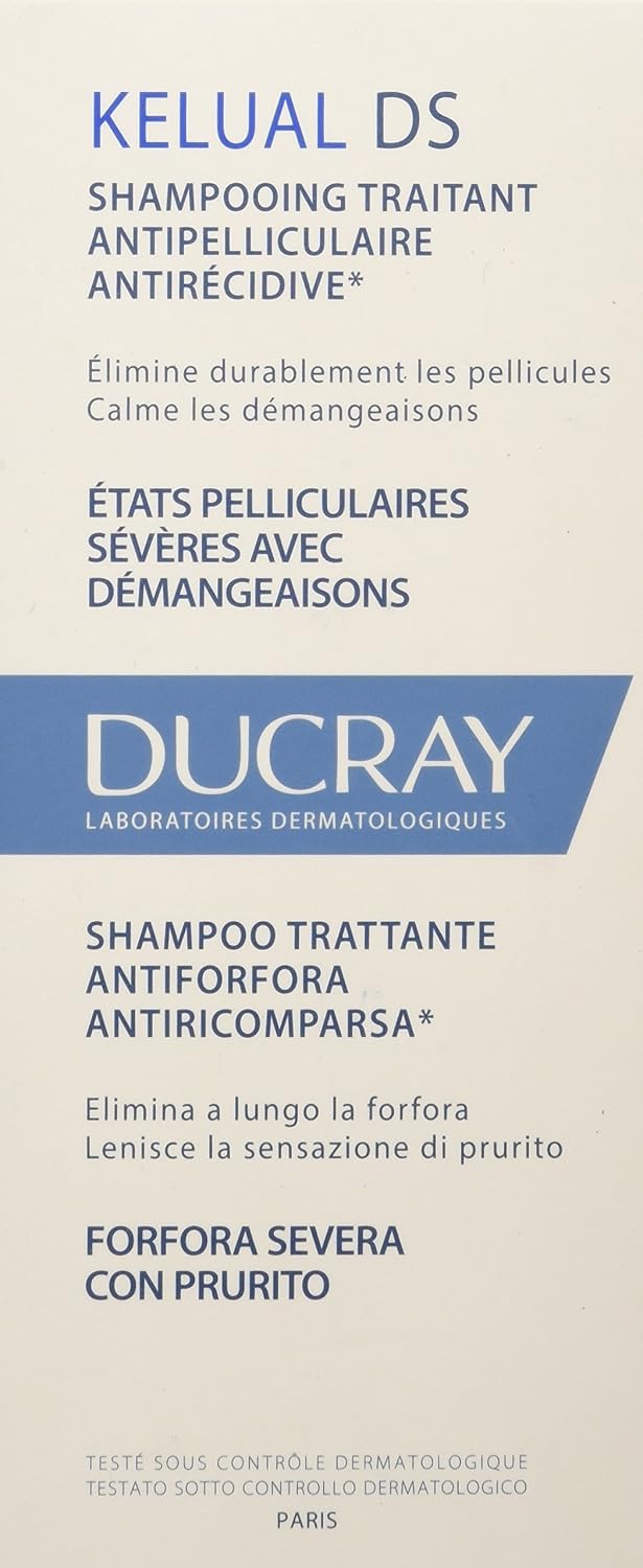 Pierre Fabre Ducray Kelual DS Anti-Reappearance Dandruff Treatment Shampoo, 100 ml, 100 ml (Pack of 1)