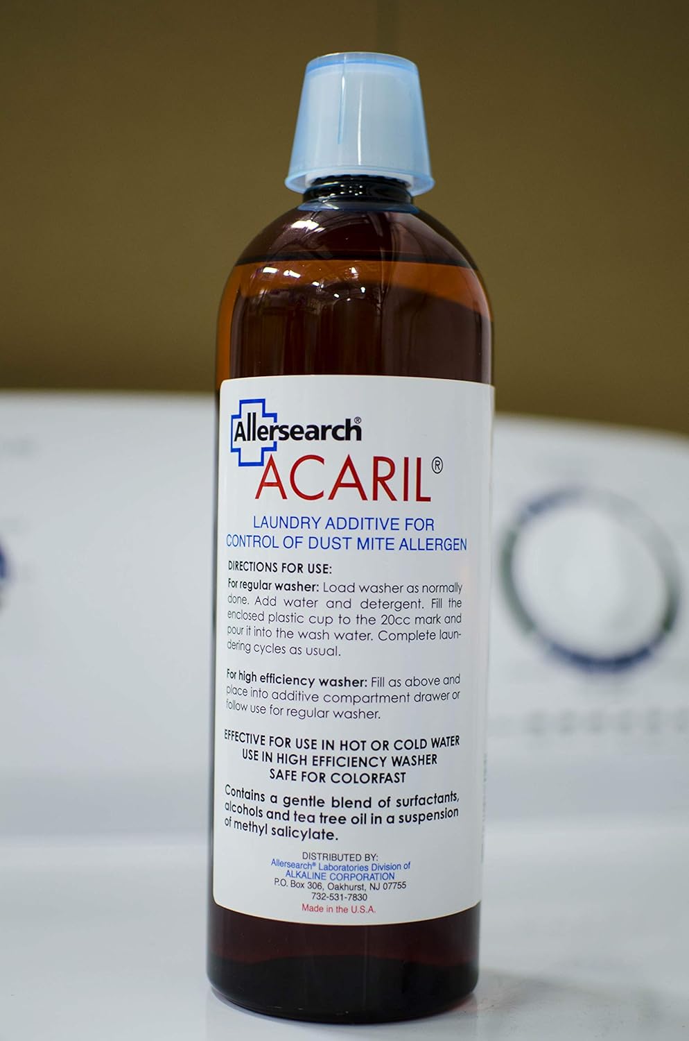 Allersearch ACARIL Laundry Additive 34 Oz (1 Liter): Health & Personal Care