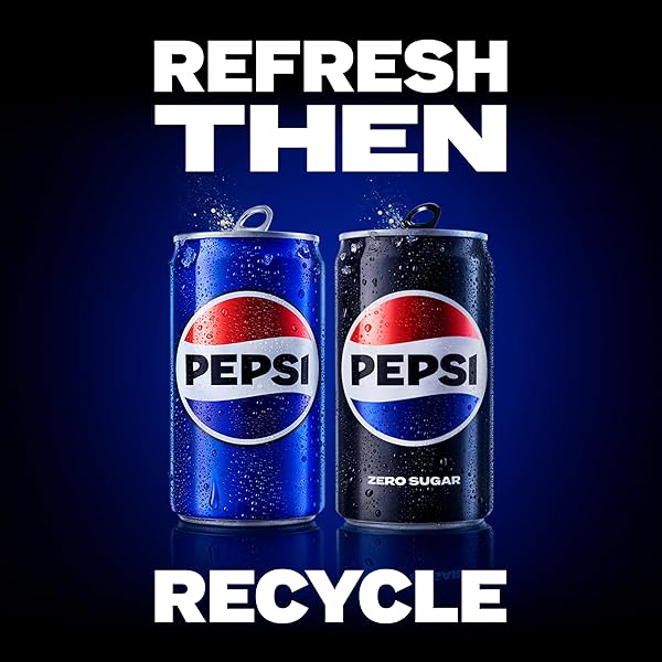 PEPSI WILD CHERRY COLA SODA POP MINI CANS, 7.5 OUNCE MINI CANS (10 PACK) (PACKAGING MAY VARY)​