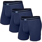 SAXX Underwear Co. Men's Daytripper Comfort Stretch Boxer Brief Fly 3 Pack