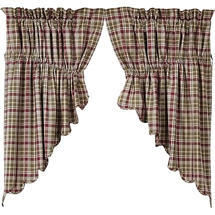 VHC Brands Jackson Prairie Swag Set of 2 - 36x36x18