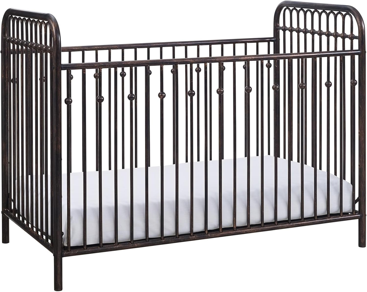 bronze metal crib