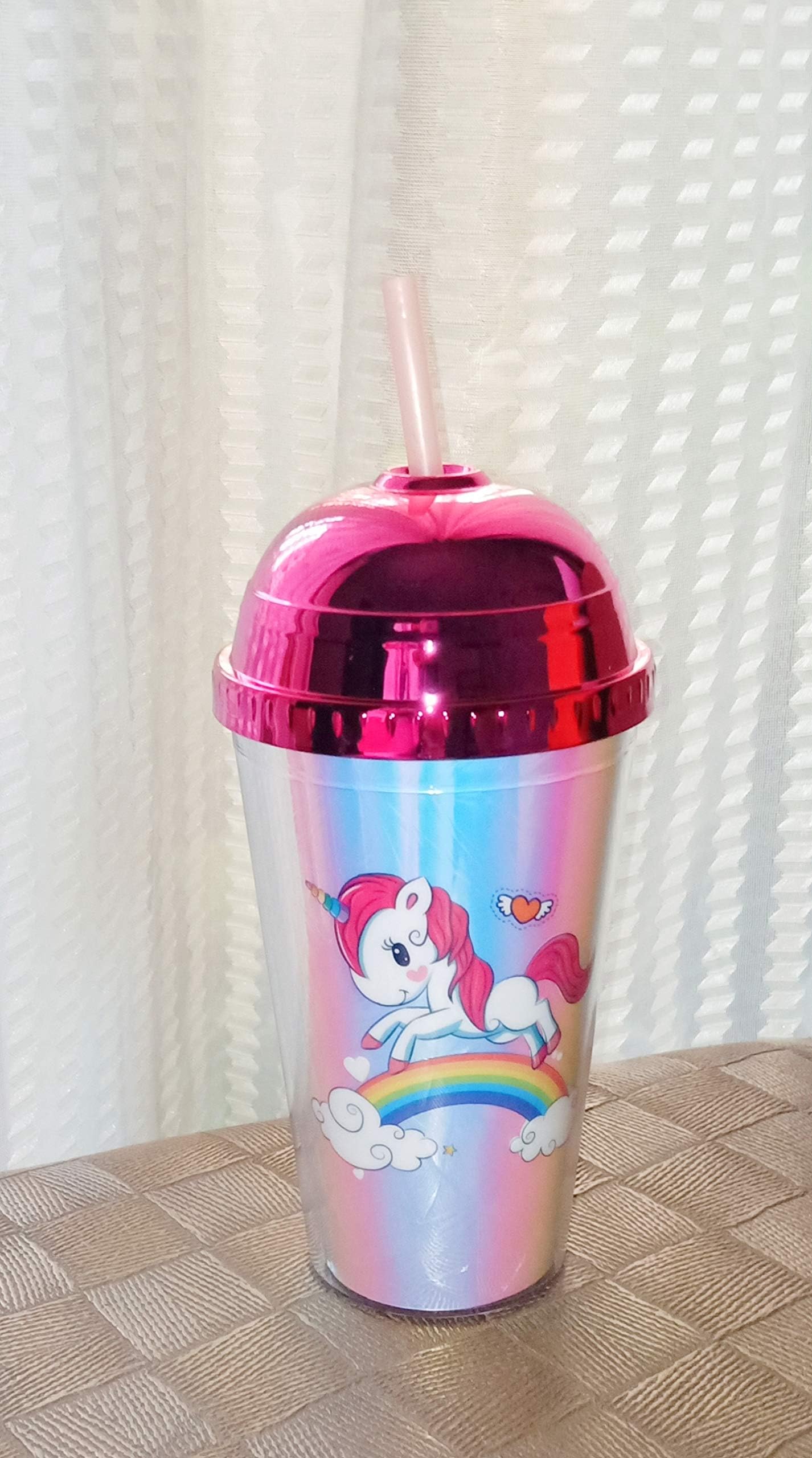 GoMerryKids Unicorn Sipper Flask (Multicolour, 500 ml)
