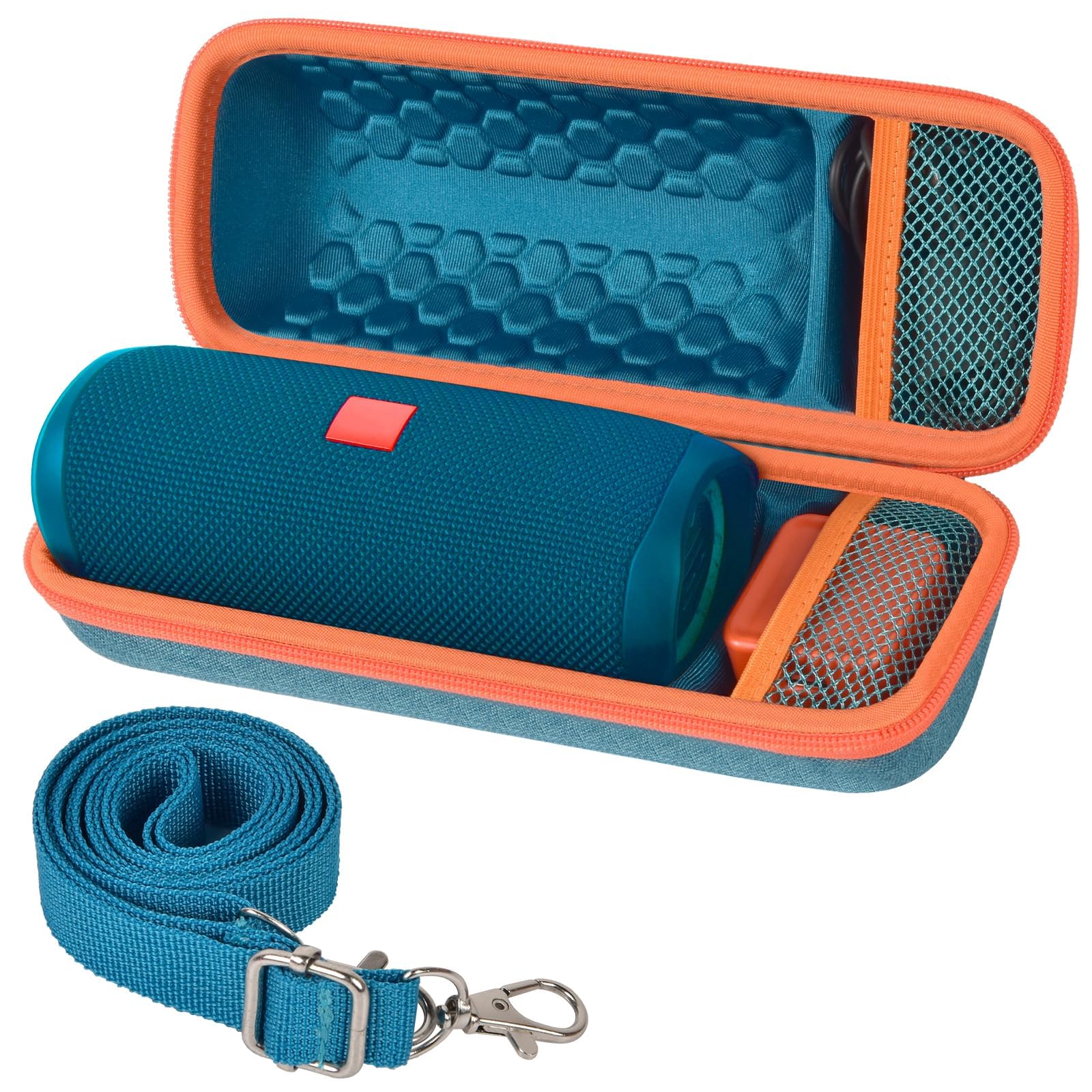 Case & Case for JBL Flip 6 & 5 Protective Case for JBL Flip Essential 2, Accessories, Waterproof, Practical Speaker Case, Green