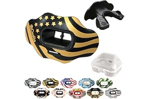 COOLLO SPORTS Football Mouth Guard Lip Guard MAXX/Might Football and High Impact Sports Lip Protector for Adults & Youth (Strap Included)