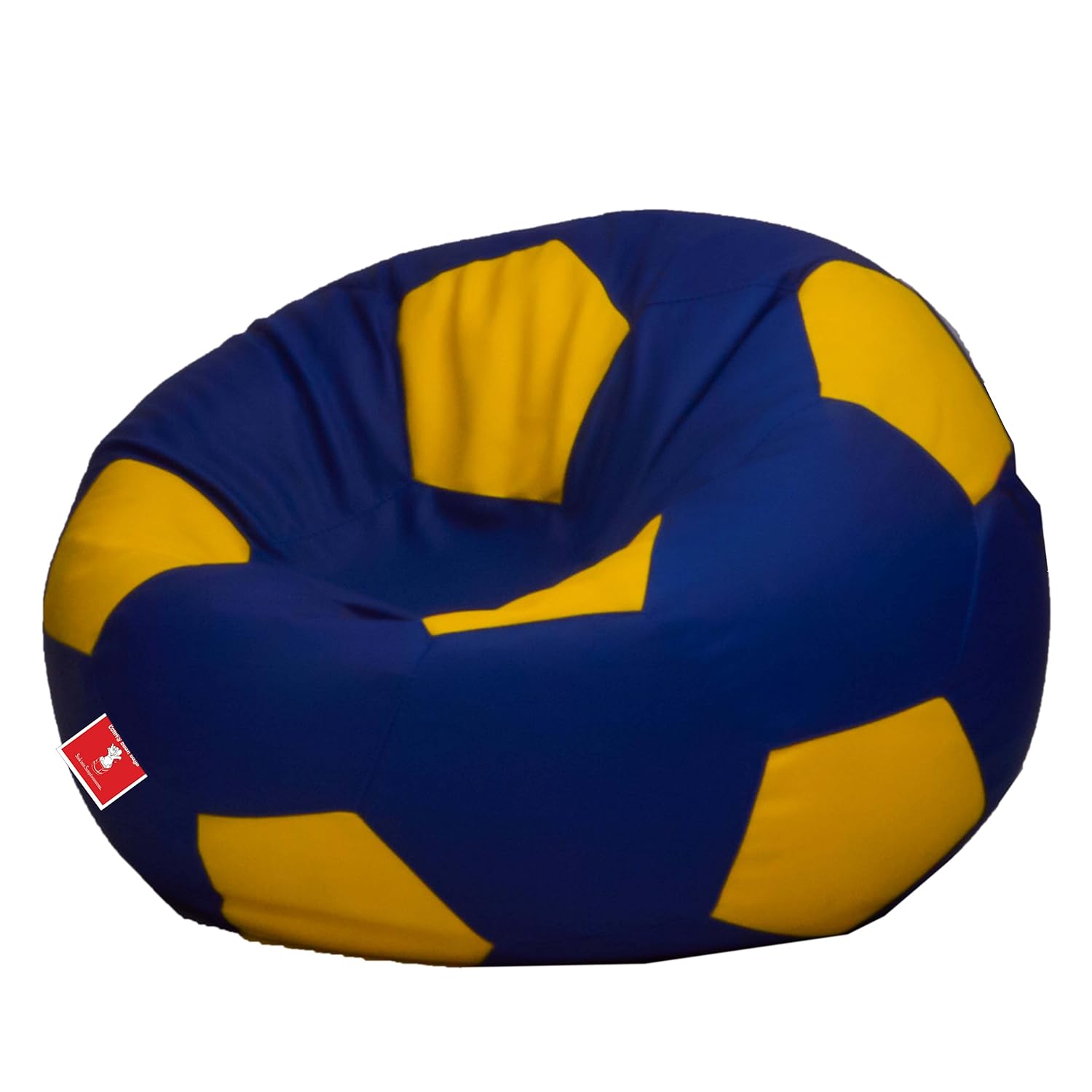 ComfyBean Football Shape Bean Bags Size XL for Kids Filled