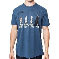 T-shirt Star Wars Rebels Large Yoda Use the Force retrò blu