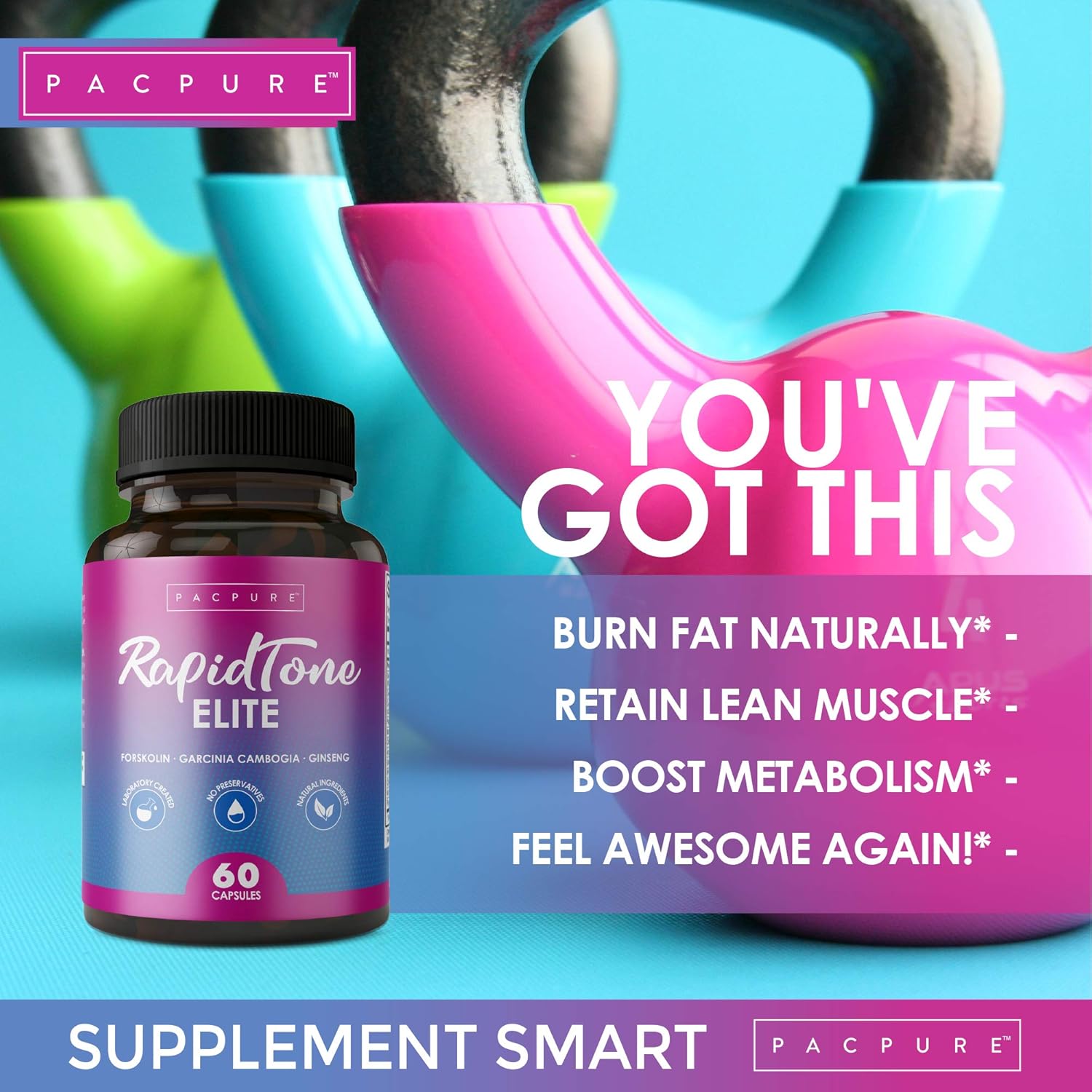 Shark Tank Rapid Tone Elite Weight Loss Pills 1220mg Supplement Burn Fat Quicker eBay