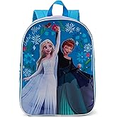 Disney Frozen Backpack for Kids - Cute & Durable Kids Backpack for Girls with Padded Straps & Zip Compartment - Ideal Toddler Bookbag for School & Travel - 15”