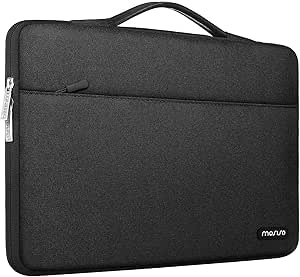 Amazon Com Mosiso 360 Protective Laptop Sleeve Compatible With 13 13 3 Inch Macbook Pro Macbook Air Notebook Computer Polyester Bag With Trolley Belt Black Electronics