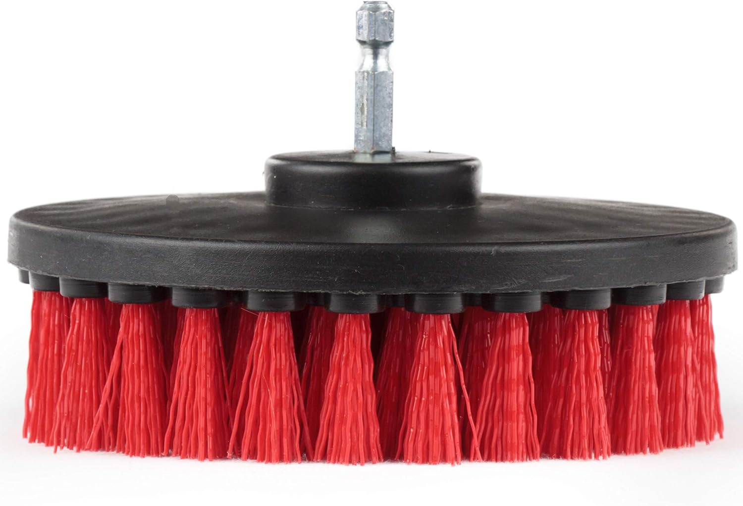Drill Brush Red 13cm Attachment For Cordless Drill Power Scrubber For