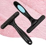 Kunoli Carpet Rake Portable Pile Lift for Rugs Dog Grooming Double Row Pins view 1