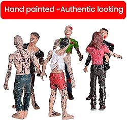 HAPTIME Zombie Action Figures, Detailed Walking