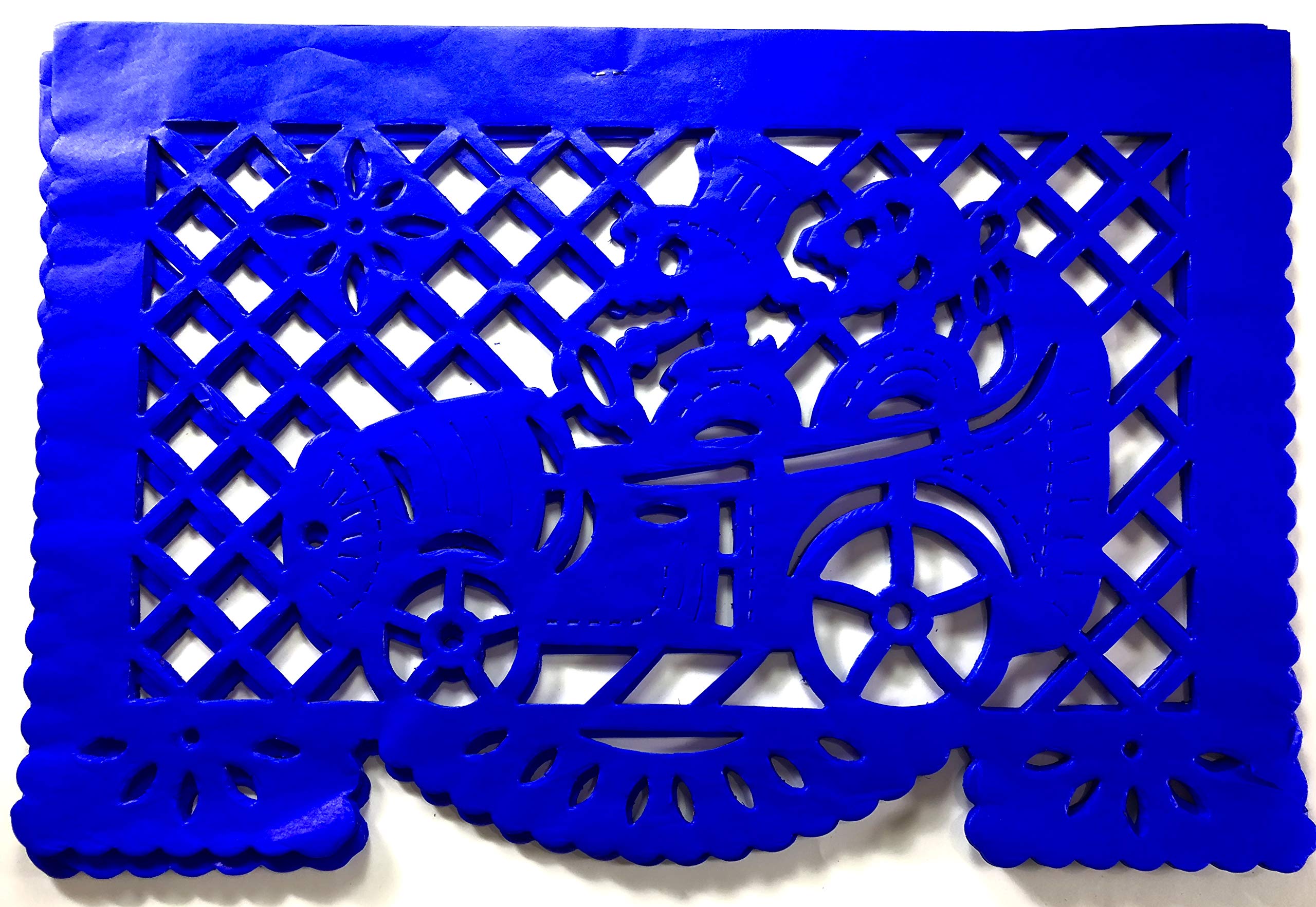 Fiesta Brands 30 Frontales Pack Altar de Ofrendas Dia de Muertos Day of The Dead Decoration Colorful Medium Size Tissue Paper Mexican Papel Picado.