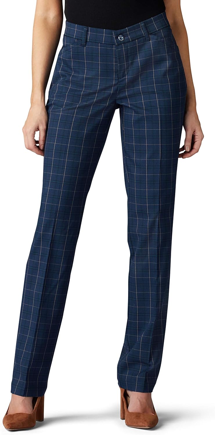 Lee Women's Flex Motion Regular Fit Straight Leg Pant at  Women’s Clothing store