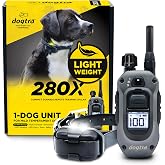 Dogtra 280X E-Collar with Remote [New Edition] 10 lbs+, 1/2 Mile Range, LED Light, 100 Levels of Precise Control for Stubborn Dogs, Waterproof, Boost for Quick Recall, Vibration, Safety Lock &amp; Tone