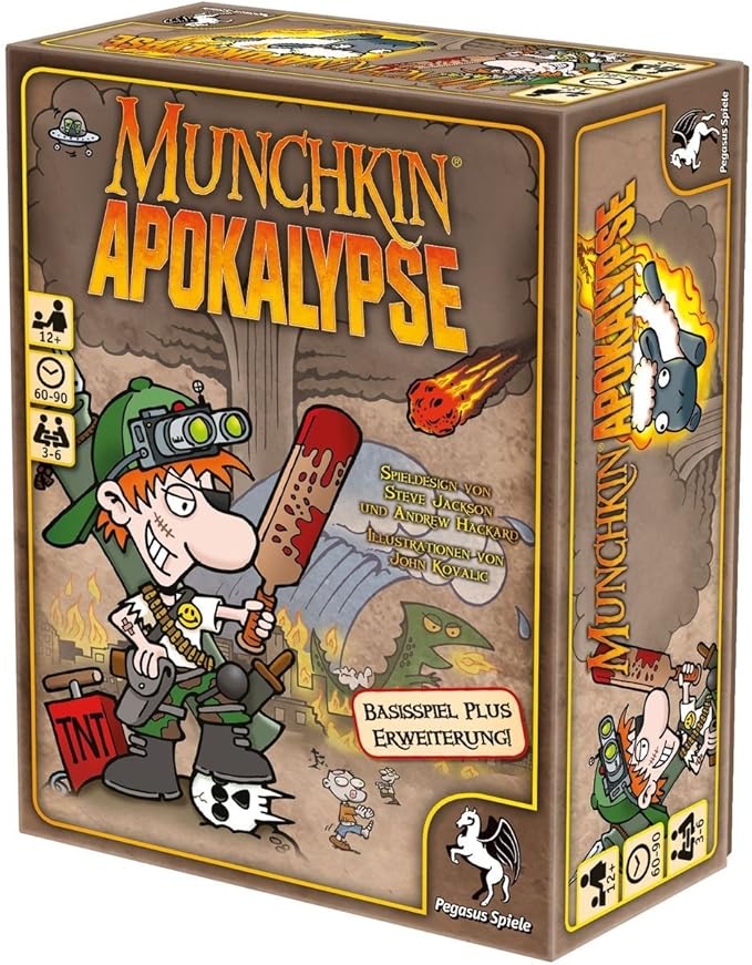 Pegasus Juegos 17242 g – Munchkin Apocalipsis 1 + 2: Amazon.es: Juguetes y juegos