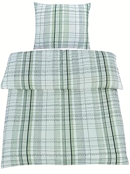 2/4 tlg Bettwäsche Bettgarnitur Bettbezug Baumwolle Seersucker 135 x 200 Ökotex 100 Kat-Na Kat-Na 135cm x 200cm 2-tlg