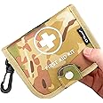 Small First Aid Kit, 100 Pieces Water-Resistant Well Organzied Pouch with Rotatable Buckle - Ideal for Outdoor, Travel, Biking, Camping, Hiking, Car (Desert Camo)