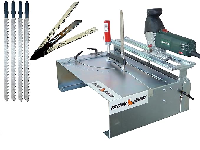 XXL Stichsägetisch + Bosch Makita + 4 Stichsägeblätter - statt Bandsäge oder Kappsäge