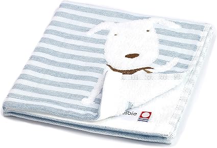 Amazon Co Jp 今治タオル Ponちゃん ガーゼボーダー ウォッシュタオル ブルー ハンドタオル 片面ガーゼ 今治 日本製 いまばり ハートウエル Hartwell 青 水色 犬 いぬ キャラクター 可愛い イヌ かわいい キャラ 幼稚園 保育園 ベビー 幼児 ガーゼ ふわふわ