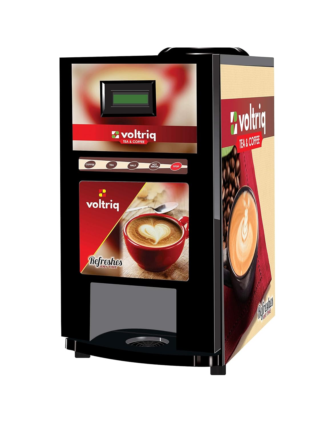 Buy Voltriq DRINK SUCCESS Coffee Machine 4 Lane Fully Automatic Tea