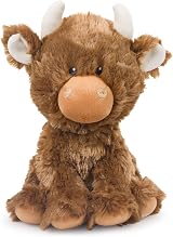 Petface Farmyard Buddies Hetty Highland Cow Plush Dog Toy Pack of 5 view 1