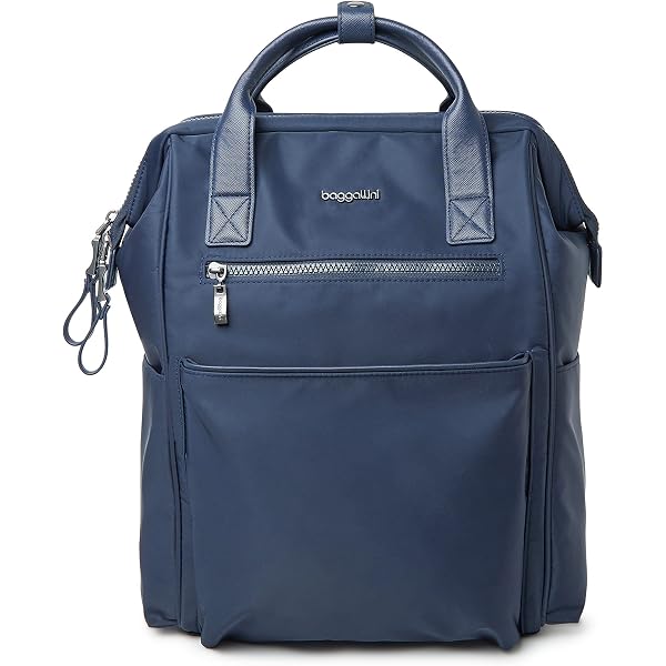 Amazon.com: Baggallini Chelsea Laptop Backpack, French Navy 