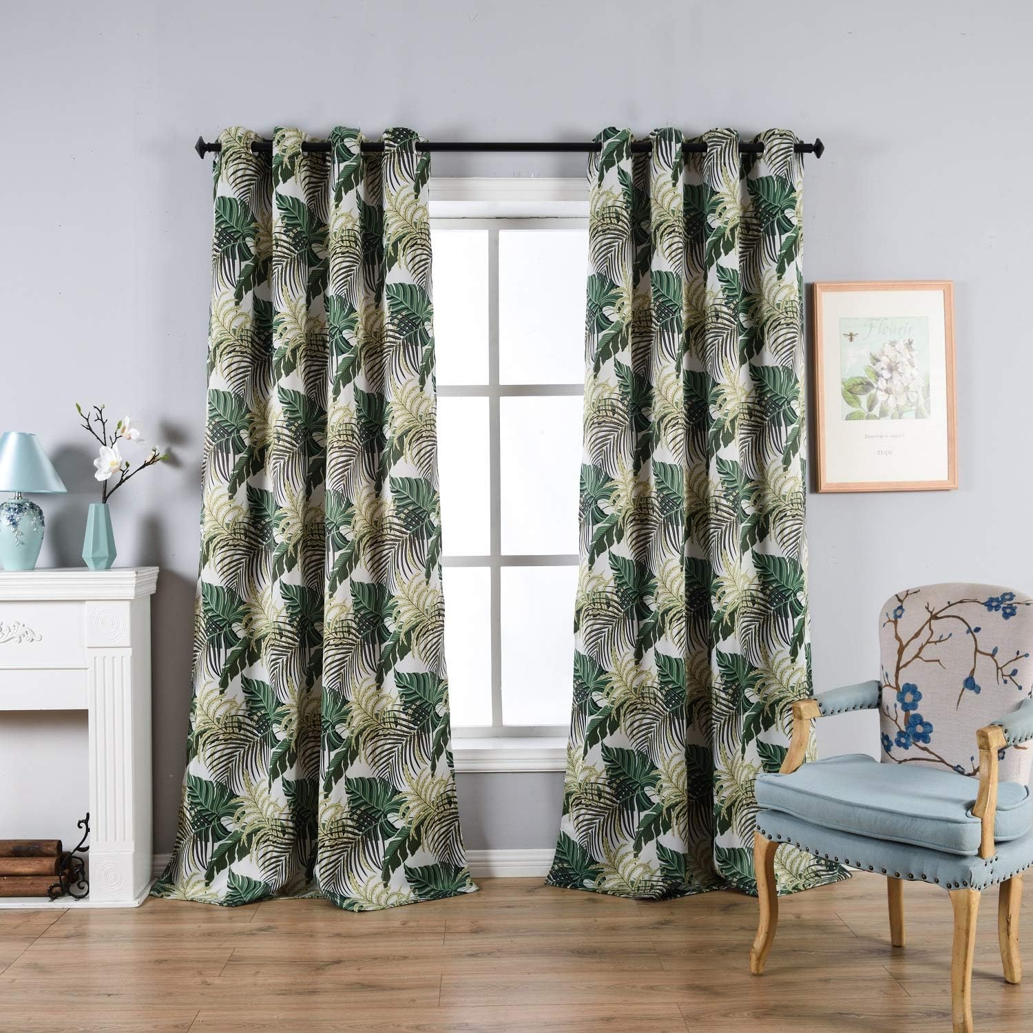 Best tropical living room curtains