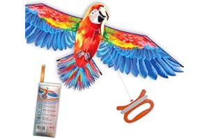 ORGCLDKT- 3D Lifelike Style Bird/Eagle Kite, Super Easy to Fly with, Ideal for Kids, Adults, Girls, Boys. Kites for The Beach, Grassland, Hiking