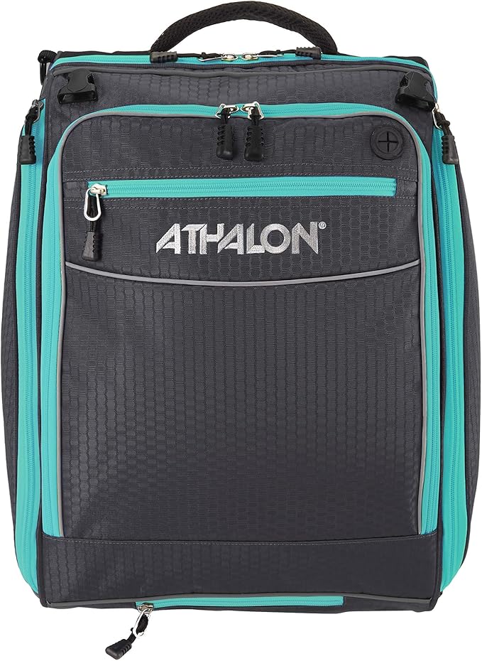 ATHALON Unisex's Onboard Convertible Boot Bag/Backpack Ski, Graphite
