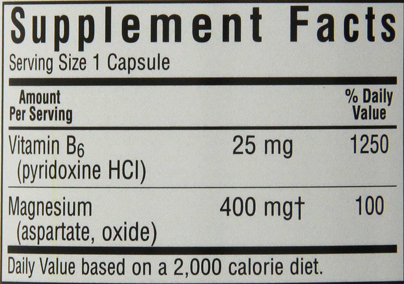 BlueBonnet Magnesium Plus B-6 Vegetarian Capsules, 90 Count: Health & Personal Care