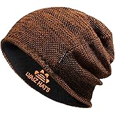 Lvaiz Mens Winter Beanie Hat Warm Fleece Lined Skull Cap for Men Reversible Women Windproof Watch Hat Knit Warm Unisex Beanie