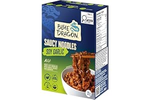Blue Dragon Saucy Noodles Soy Garlic 121g – Restaurant Quality Meal in 5 Minutes