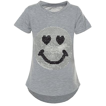 BEZLIT Mädchen T-Shirt Wende-Pailletten Glitzer 21287