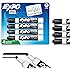 EXPO Dry Erase Markers, Low Odor Ink, Black, Chisel Tip, 4 Count - Whiteboard, Calendar, Organization, Essential Supplies for