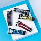 Moon Glitter Classic Chunky Face & Body Glitter Gel Red 12ml Cosmetic view 5