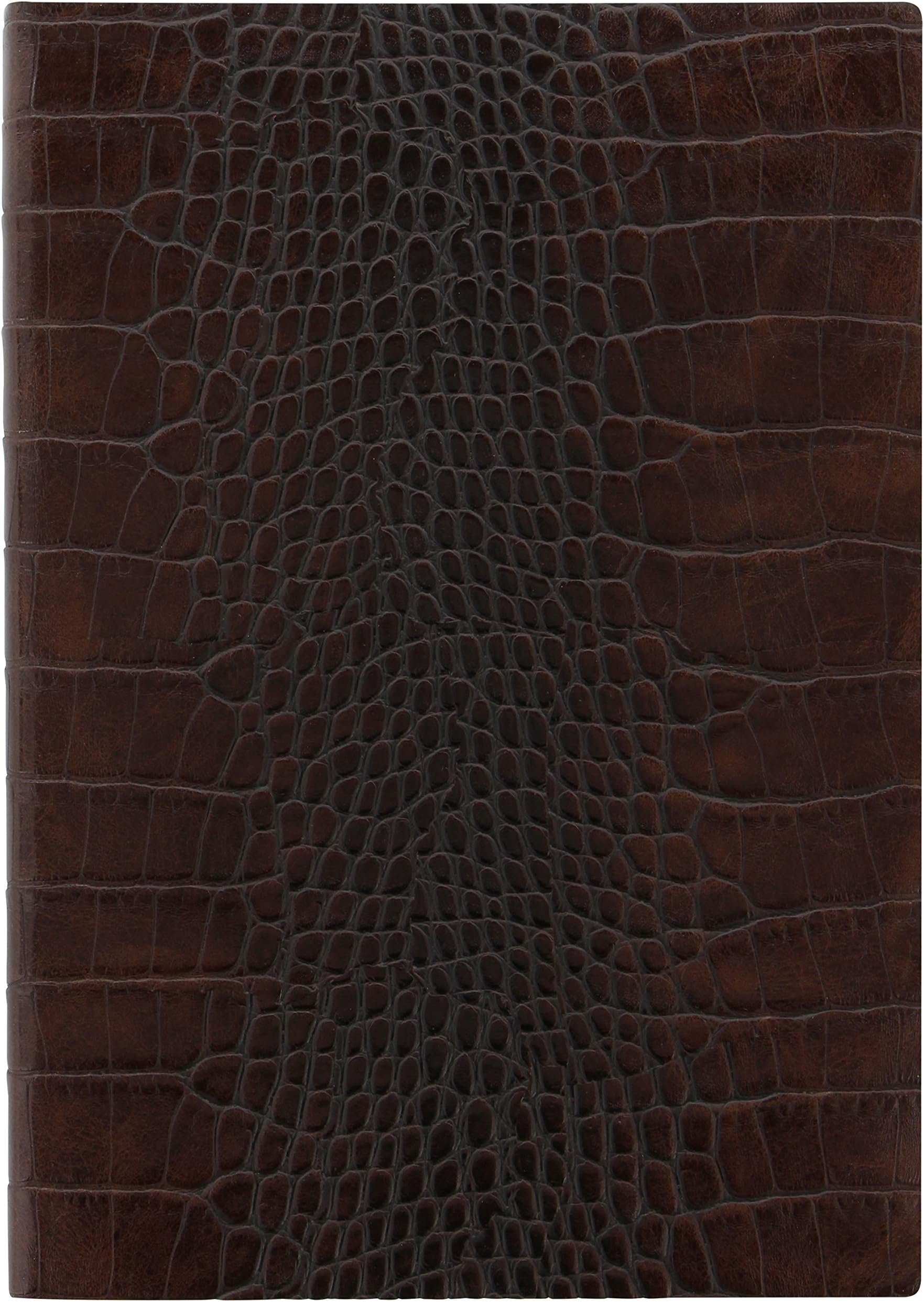 Letts 2020 Diary Croc A5 Brown Week-to-View Planner